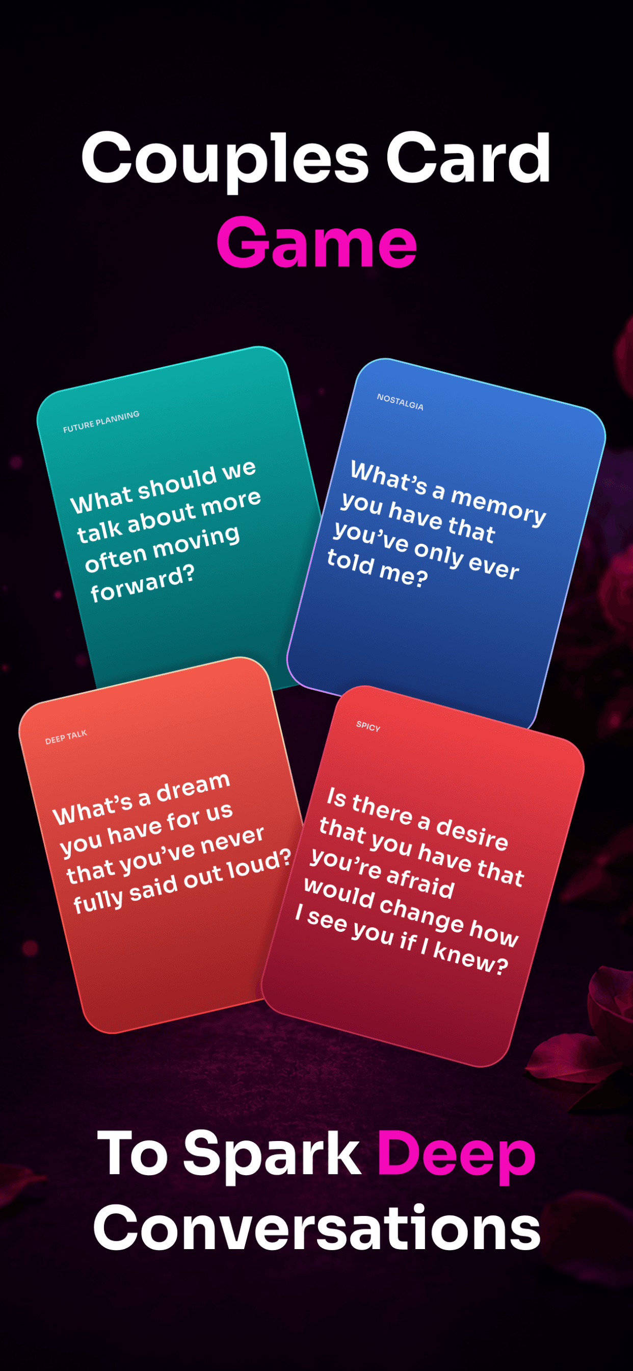 FlipIt date night prompt screen